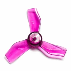 Gemfan 1219-3 31mm 3-Blade Whoop Propeller (0.8mm Shaft - Set Of 8) -DJI Shop 1219 3 31mm 1mm hole clear purple picture 2 1 1
