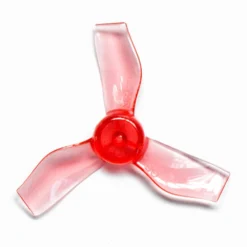 Gemfan 1219-3 31mm 3-Blade Whoop Propeller (0.8mm Shaft - Set Of 8) -DJI Shop 1219 3 31mm 1mm hole clear red picture 2 1 1