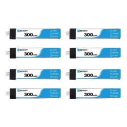 BETAFPV 300mAh 1S 30C HV Battery (8pcs)