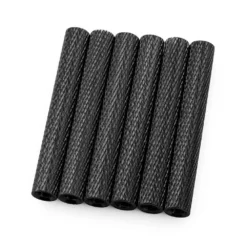 35mm Aluminum Textured Standoff Spacers (Set Of 6) -DJI Shop 35mm textured spacers black 1