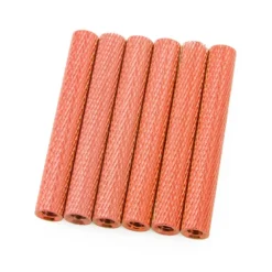 35mm Aluminum Textured Standoff Spacers (Set Of 6) -DJI Shop 35mm textured spacers orange 1
