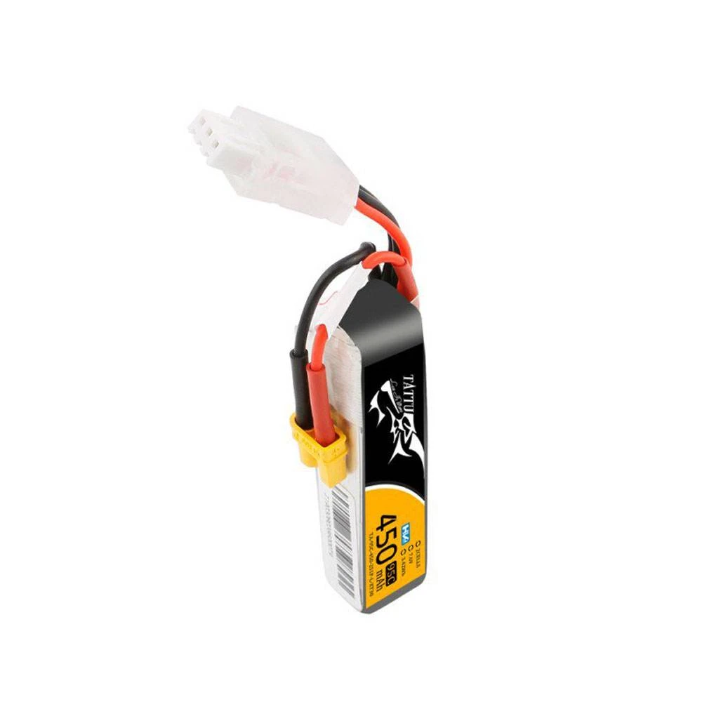 Tattu 450mAh 7.6V HV 95C 2S Lipo Battery - Long Size (XT-30) 2 Tattu 450mAh 7.6V HV 95C 2S Lipo Battery - Long Size (XT-30) - Image 2