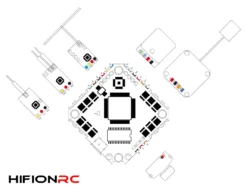HIFIONRC F7 2-6S 25A AIO FC + ESC Toothpick Flight Controller -DJI Shop connection