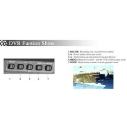 8" Lumenier Slim FPV Monitor W/ 5.8GHz 32CH Diversity Rx, DVR & HDMI -DJI Shop dvr function