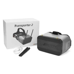 EMAX Transporter 2 5.8GHz FPV Goggles -DJI Shop emax transporter 2 5.8ghz fpv goggles includes