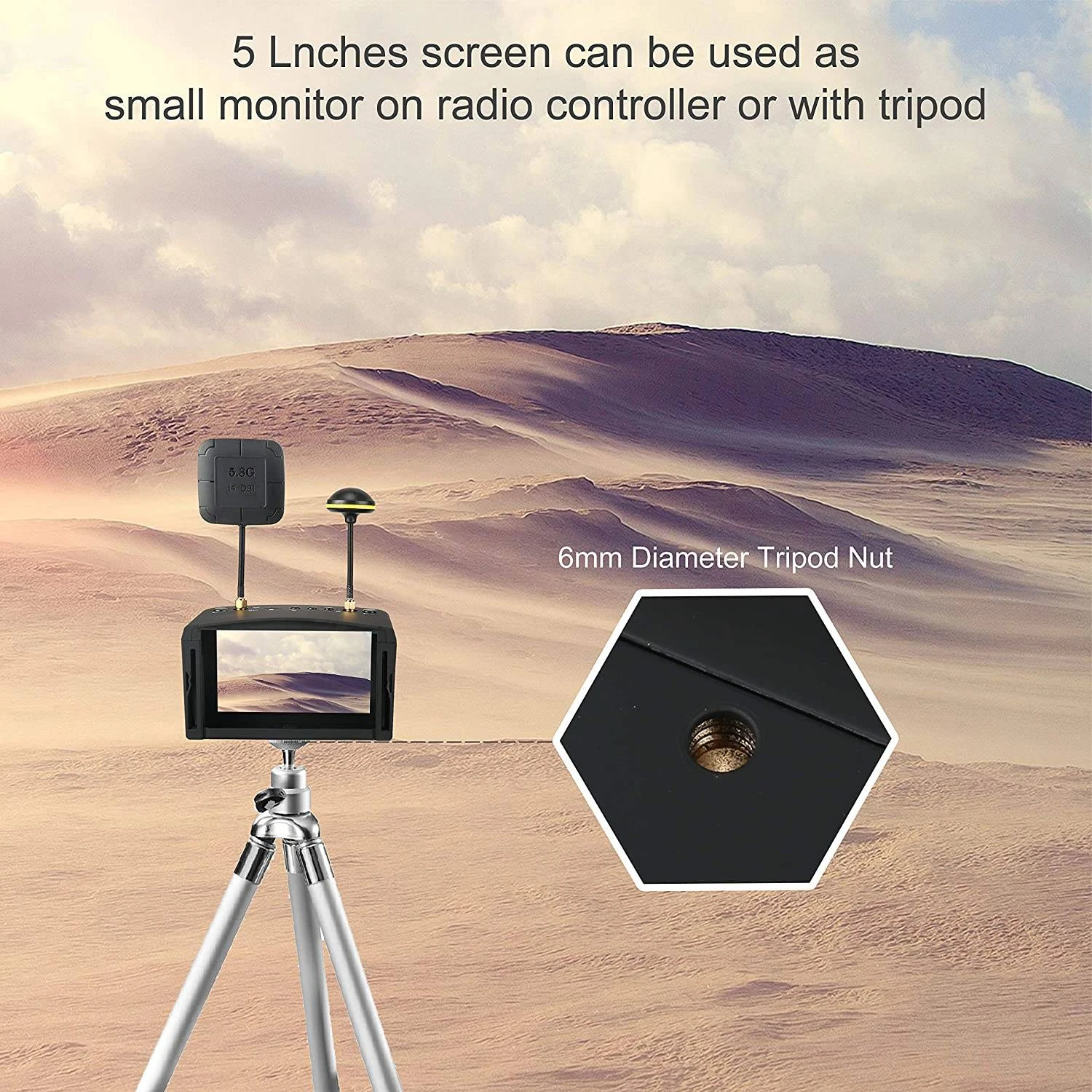 EV800D 5.8GHz 40CH Diversity FPV Goggles W/ DVR 7 EV800D 5.8GHz 40CH Diversity FPV Goggles W/ DVR - Image 7