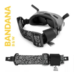 FatStraps HD Goggle Strap - DJI Goggles 2 -DJI Shop fatstraps hd goggle strap dji goggles 2 bandanabw color 1
