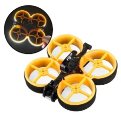 Flywoo CineRace20 V1.2 Neon LED 2" CineWhoop Frame Kit -DJI Shop flywoo cinerace20 v1.2 neon led 2 cinewhoop frame kit orange orange