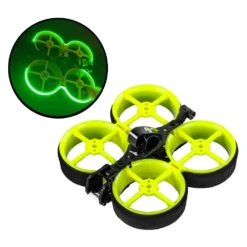 Flywoo CineRace20 V1.2 Neon LED 2" CineWhoop Frame Kit -DJI Shop flywoo cinerace20 v1.2 neon led 2 cinewhoop frame kit yellow green