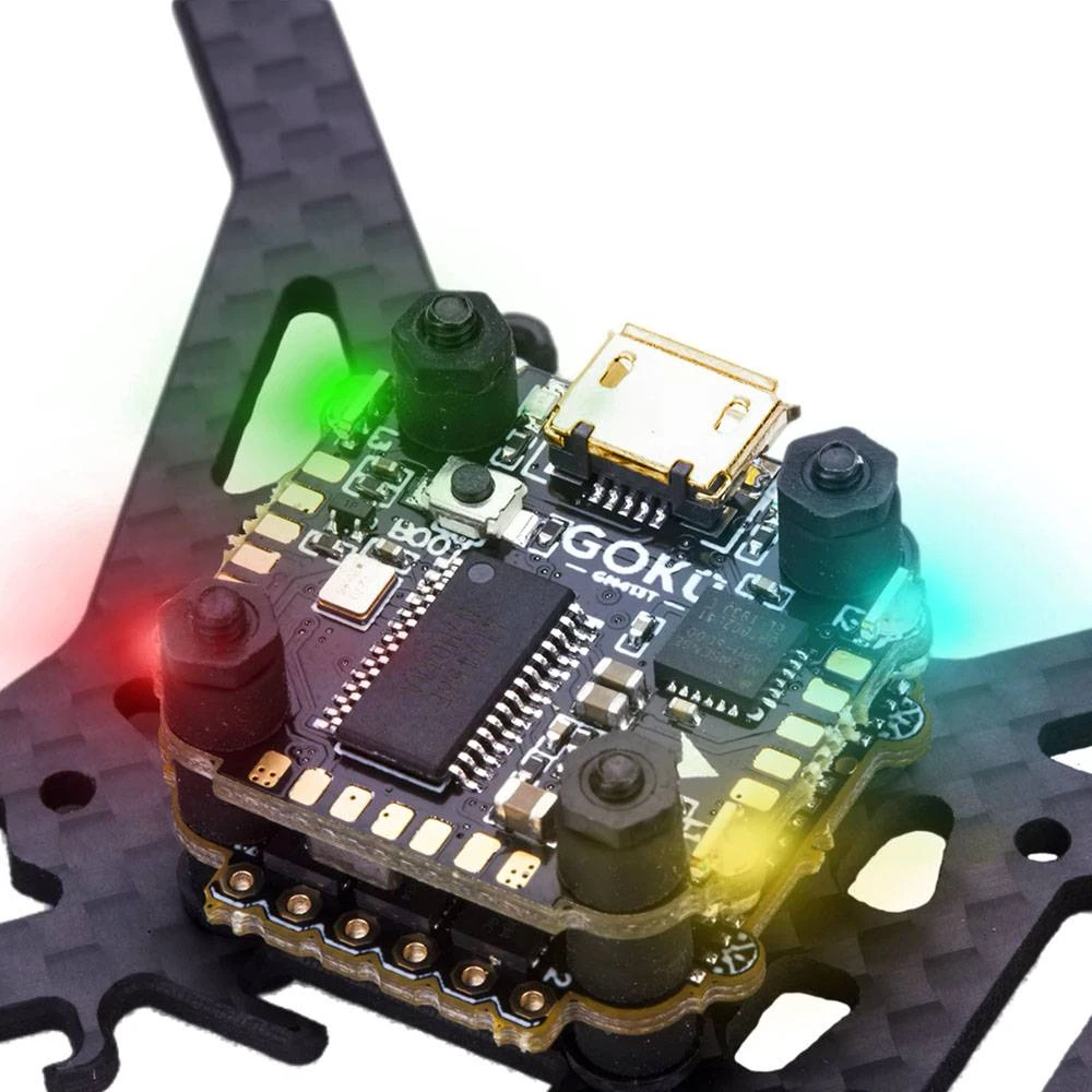 Flywoo GOKU F411 V2.1 16x16 Micro Stack + 13A 2-4S BL_S 4-in-1 ESC - Image 4