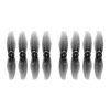 Gemfan Durable 2015 2-Blade Propeller (Set Of 8) - 1mm Shaft - Clear Black