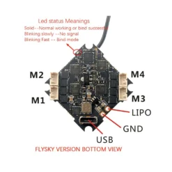Happymodel Crazybee F4 Pro V3.0 2-4S AIO Flight Controller - Flysky -DJI Shop happymodel crazybee f4 pro v3.0 2 4s aio flight controlle flysky