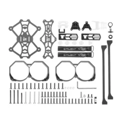 IFlight ProTek25 2.5" Cinewhoop Frame Kit -DJI Shop iflight protek25 2.5 hd cinewhoop frame kit includes