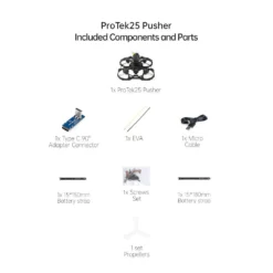 IFlight ProTek25 Pusher 2.5" 4S HD BNF CineWhoop W/ Caddx Polar Vista Digital HD System -DJI Shop iflight protek25 pusher 2.5 4s hd bnf cinewhoop w caddx polar vista digital hd system includes