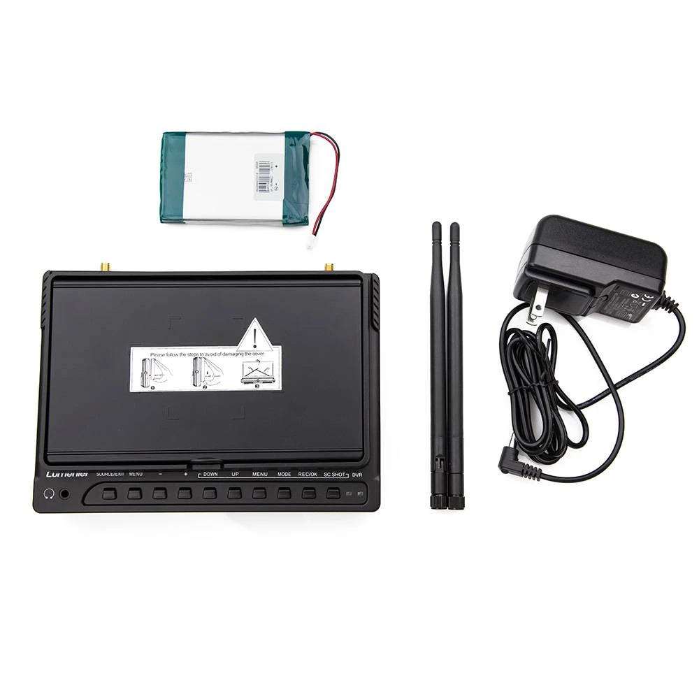 7" Lumenier LCD FPV Monitor With 5.8GHz 32CH Diversity Rx, DVR, Battery 5 7" Lumenier LCD FPV Monitor With 5.8GHz 32CH Diversity Rx, DVR, Battery - Image 5