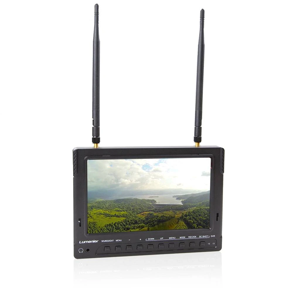 7" Lumenier LCD FPV Monitor With 5.8GHz 32CH Diversity Rx, DVR, Battery 1 7" Lumenier LCD FPV Monitor With 5.8GHz 32CH Diversity Rx, DVR, Battery