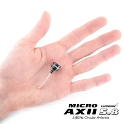 Lumenier Micro AXII Shorty U.FL 5.8GHz Antenna (RHCP) -DJI Shop lumenier micro axii hand palm 5