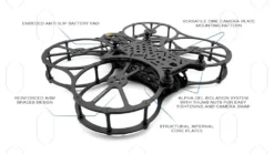 Lumenier QAV-PRO Whoop 5" Cinequads Edition - Frame Kit -DJI Shop lumenier qav pro whoop 5 cinequads edition frame kit features2