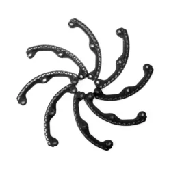 Brain3D Lumenier QAV-PRO Whoop 5" Frame Bumpers (Set Of 8) -DJI Shop lumenier qav pro whoop 5 colored bumper guards black 2