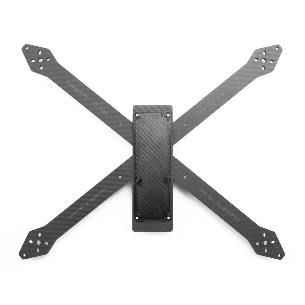 OnwardFPV R4LA Carbon Fiber Bottom Plate Kit - V2 3 OnwardFPV R4LA Carbon Fiber Bottom Plate Kit - V2 - Image 3