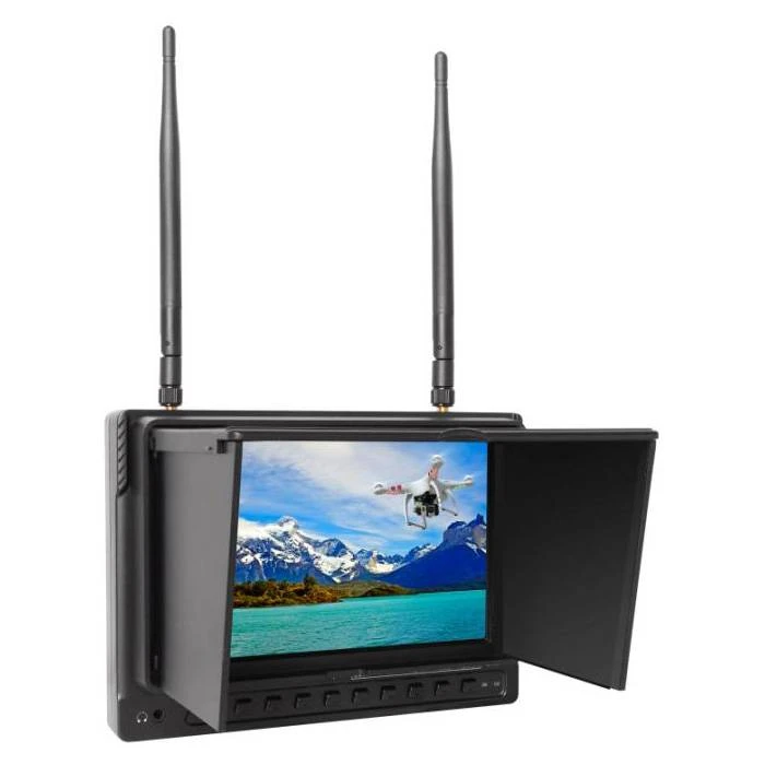 7" Lumenier LCD FPV Monitor With 5.8GHz 32CH Diversity Rx, DVR, Battery 2 7" Lumenier LCD FPV Monitor With 5.8GHz 32CH Diversity Rx, DVR, Battery - Image 2