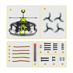 SpeedyBee Flex25 2.5" Cinewhoop Analog W/ Phoenix 2 Nano 10 SpeedyBee Flex25 2.5" Cinewhoop Analog W/ Phoenix 2 Nano -DJI Shop speedybee flex25 2.5 cinewhoop analog w phoenix 2 nano 4