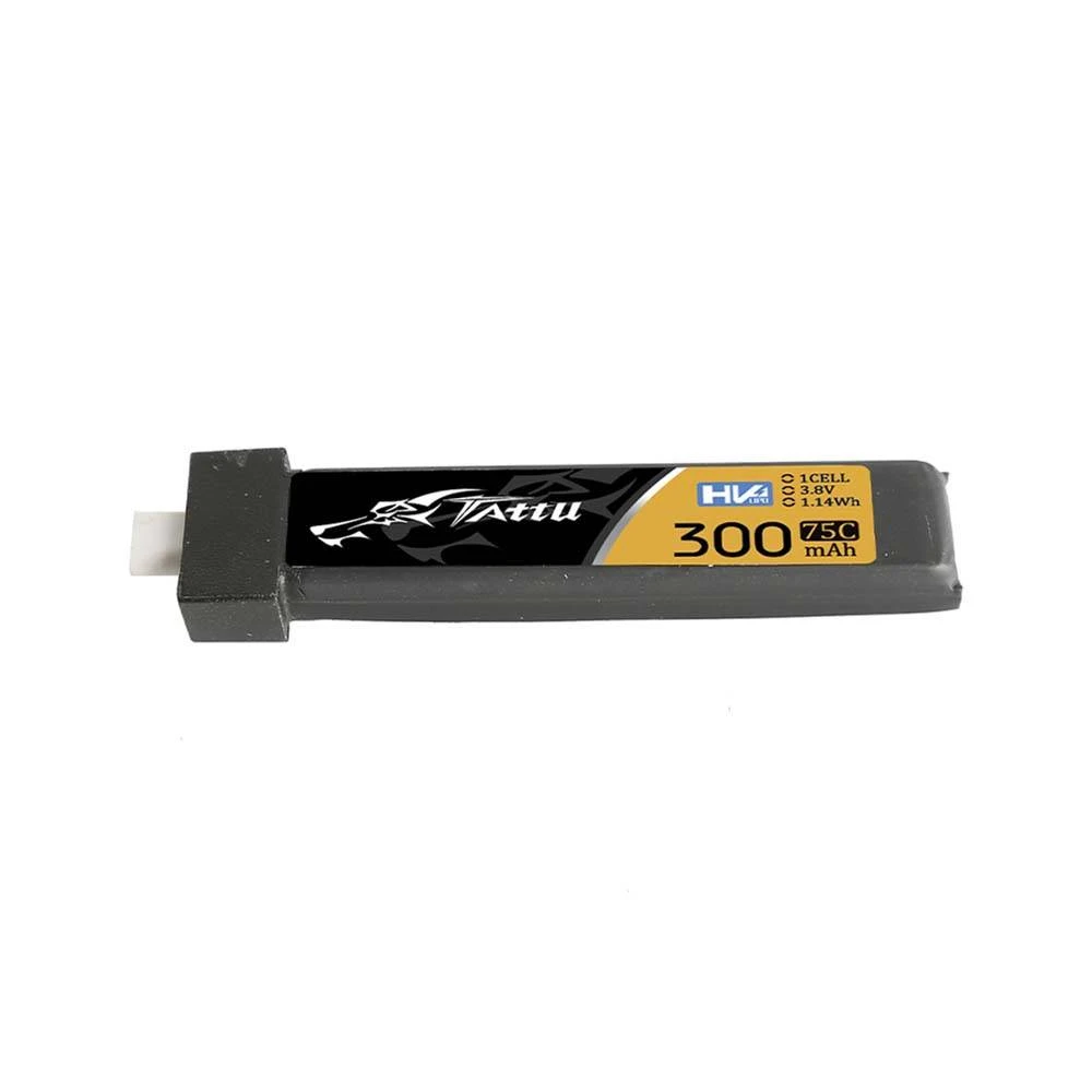 Tattu 300mAh HV 1s 75C LiPo Battery (5pcs) - BT2.0 2 Tattu 300mAh HV 1s 75C LiPo Battery (5pcs) - BT2.0 - Image 2