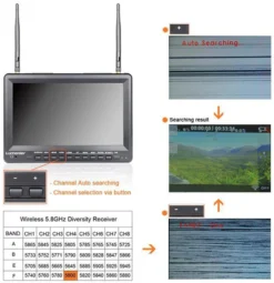 7" Lumenier LCD FPV Monitor With 5.8GHz 32CH Diversity Rx, DVR, Battery 13 7" Lumenier LCD FPV Monitor With 5.8GHz 32CH Diversity Rx, DVR, Battery -DJI Shop wireless autosearching 7 inch monitor